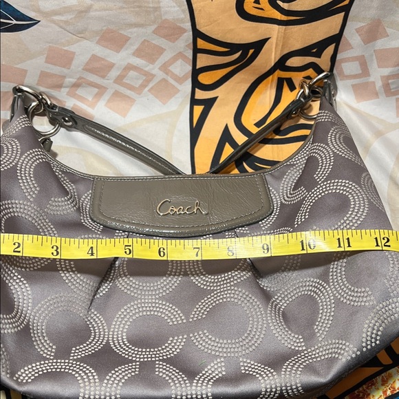 Coach Ashley Dotted Op Art Convertible Hobo Bag - F20031 - Picture 10 of 13